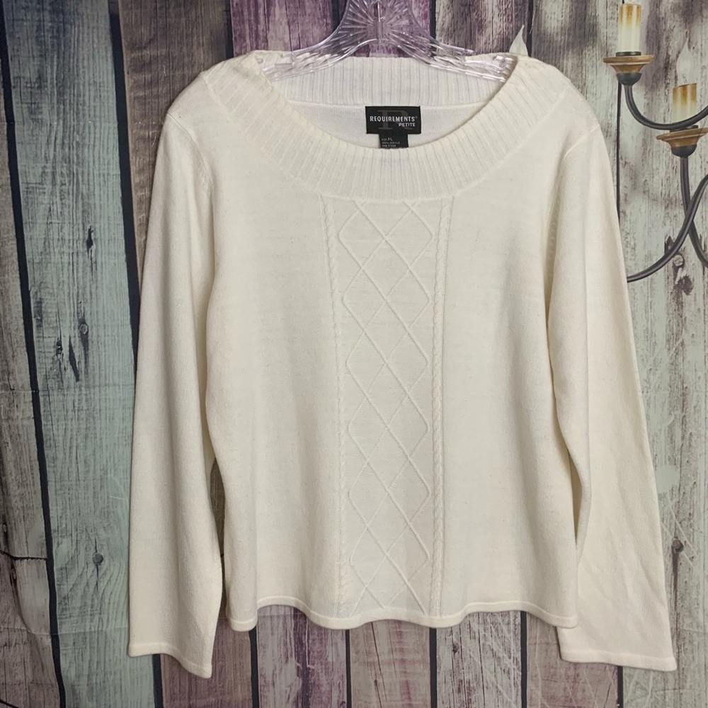 Requirements Petite - Women's Long Sleeve Sweater